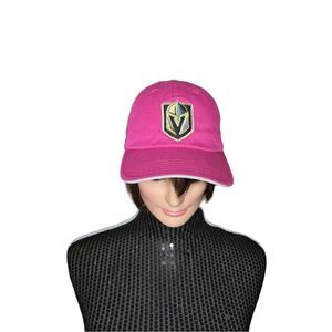 Vegas Golden Knights Youth Pink Adjustable Hat NHL Hockey Cap